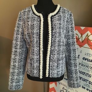 NWT Pearl Tweed Jacket